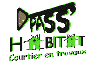 Logo PassHabitat vert fond noir